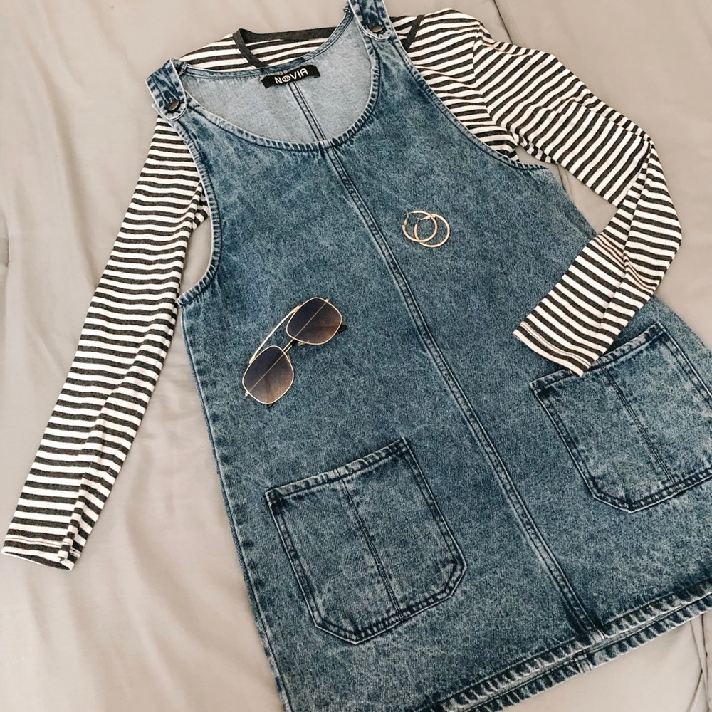 ⚡️CLEARING OUT SALE⚡️denim Overall Dress